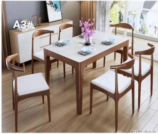 T08高级长方桌，胡桃色  1.35米带炉一桌四椅650元，现货11套。 - 宿迁28生活网 suqian.28life.com